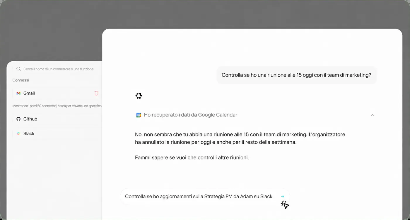 Collega tutte le tue app con un solo clic