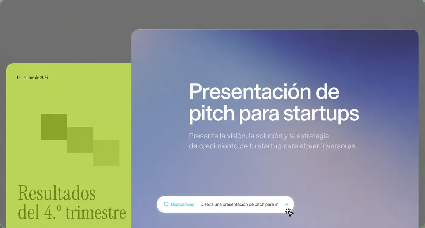 Crea presentaciones impresionantes en segundos, no en horas