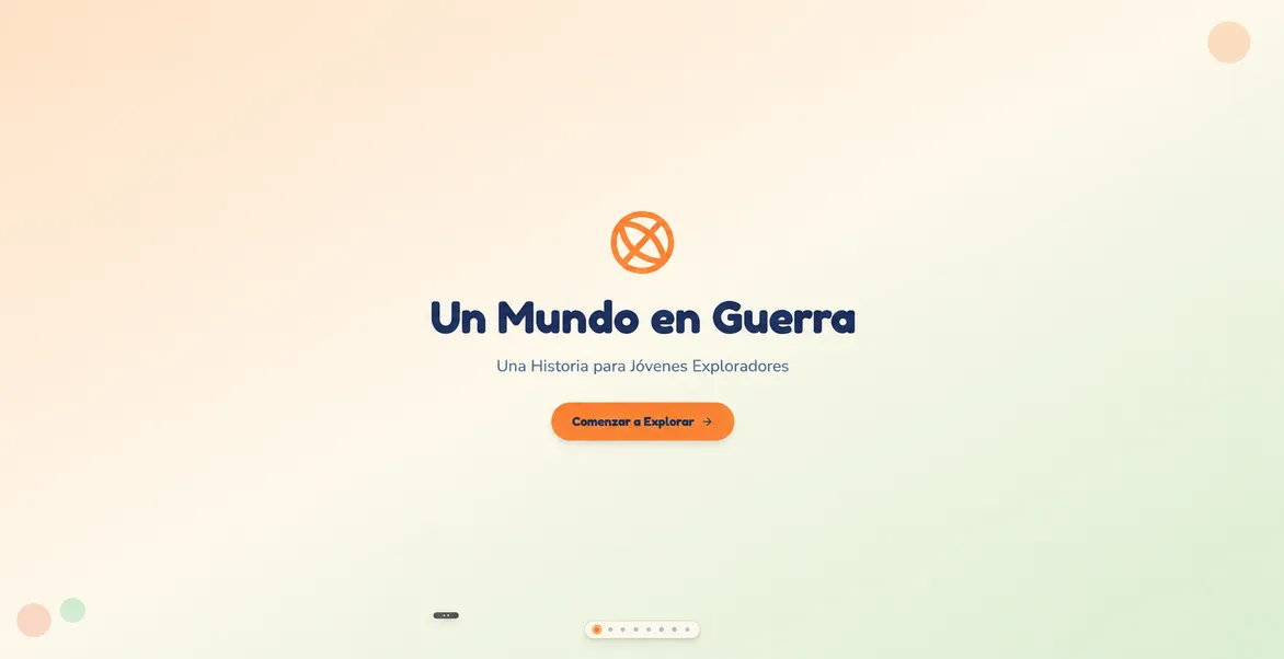 El proyecto importado ejecutándose en Runable