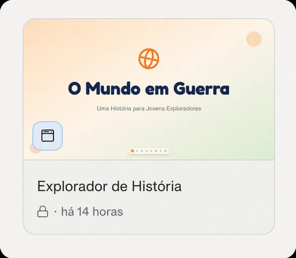 Um projeto aberto na plataforma de origem