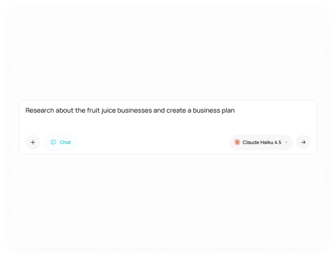Type a question, upload a file, or start a voice chat