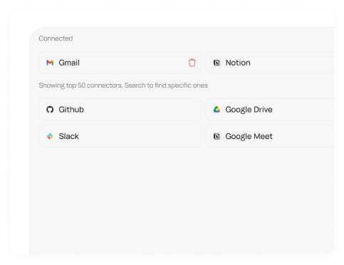 Your apps stay connected and in sync automatically