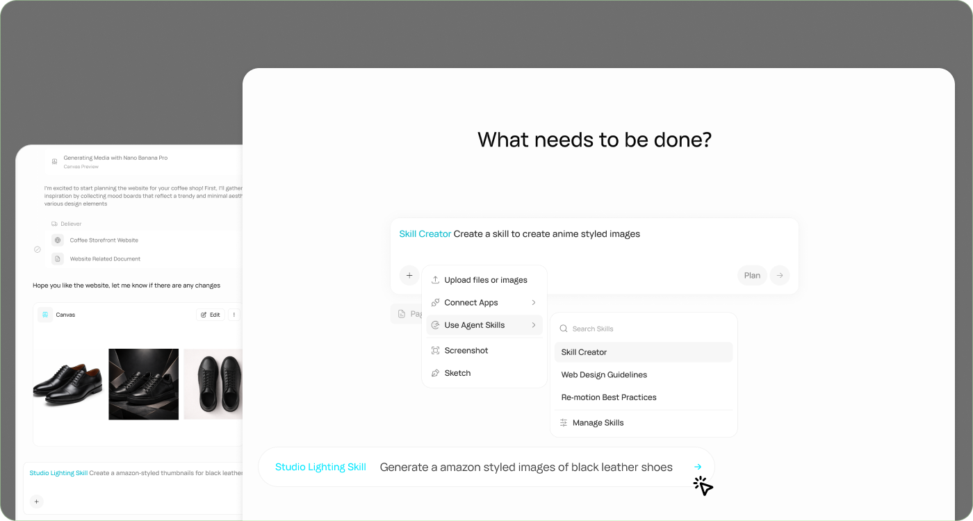 Automate any workflow with custom AI agents