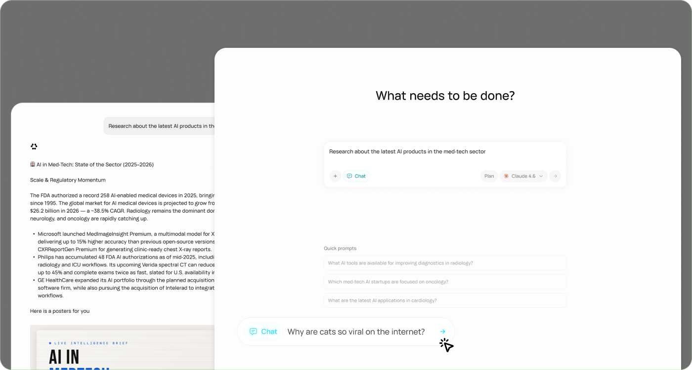 Chat with AI using text, voice, images, and files